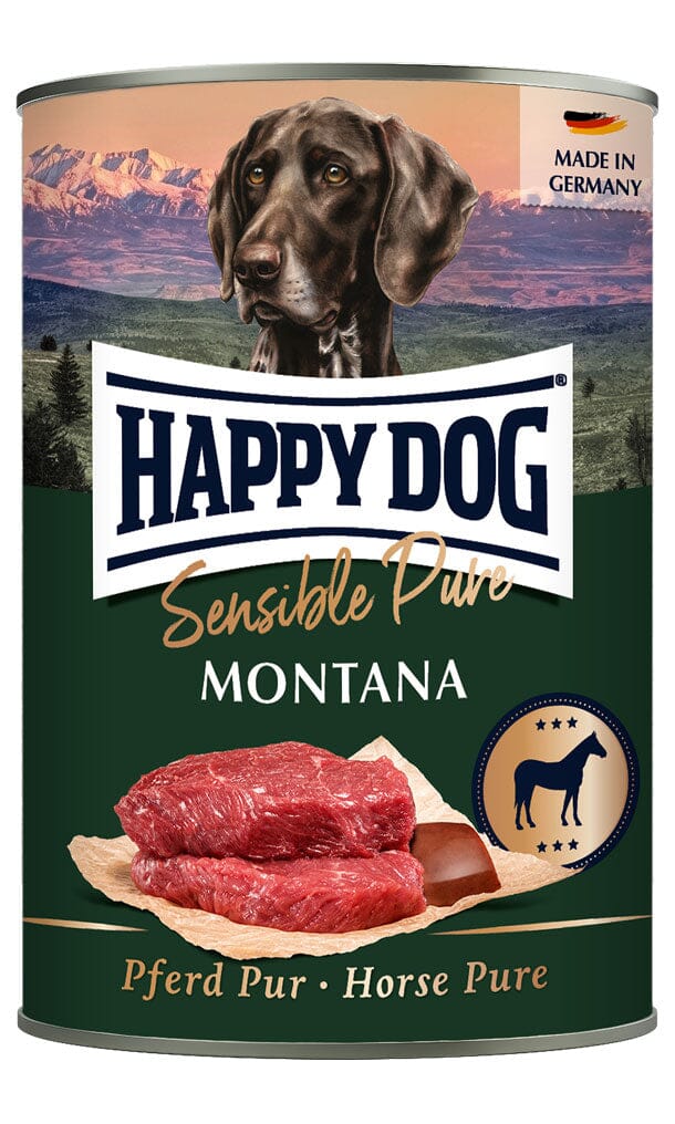 Pure Sensitive Horse Wet Dog Food Montana Happy Dog UK