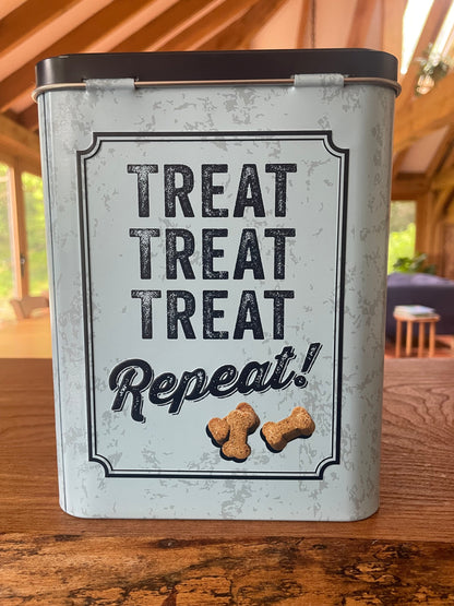 Retro Dog Treat Tin